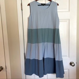 Davi and Dani cotton/gauze dress, XXL.